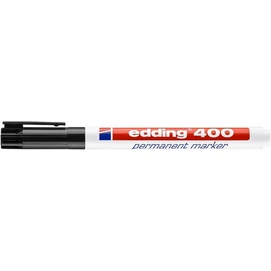 Alkoholos marker, 1 mm, EDDING &quot;400&quot;, fekete