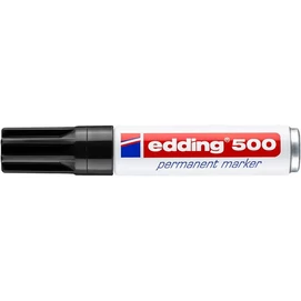 Alkoholos marker, 2-7 mm, vágott, EDDING &quot;500&quot;, fekete