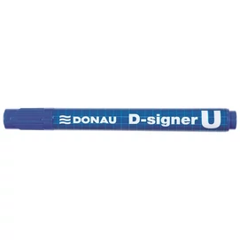 Alkoholos marker, 2-4 mm, kúpos, DONAU &quot;D-signer U&quot;, kék