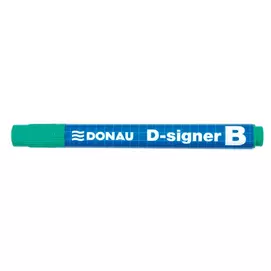 Táblamarker, 2-4 mm, kúpos, DONAU "D-signer B", zöld