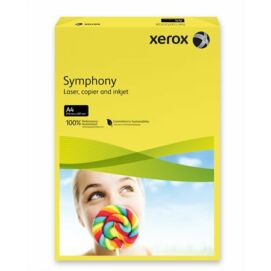 Másolópapír, színes, A4, 160 g, XEROX "Symphony", sötétsárga (intenzív)