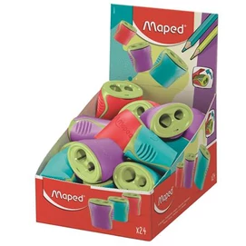 Hegyező display, kétlyukú, tartályos, MAPED &quot;Boogy&quot;, vegyes színek (szín nem választható)