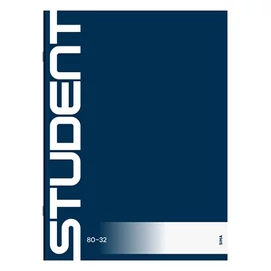 Füzet, tűzött, A4, sima, 32 lap, ICO &quot;Student&quot;, &quot;80-32&quot;