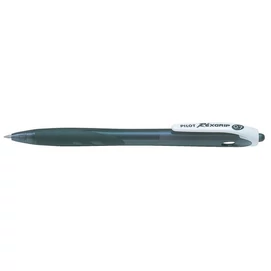 Golyóstoll, 0,27 mm, nyomógombos, PILOT &quot;Rexgrip&quot;, fekete