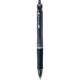 Golyóstoll, 0,25 mm, nyomógombos, PILOT &quot;Acroball&quot;, fekete