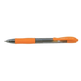 Zseléstoll, 0,32 mm, nyomógombos, PILOT &quot;G-2&quot;, narancssárga