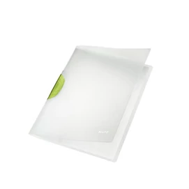 Gyorsfűző, klipes, PP, A4, LEITZ &quot;ColorClip Magic&quot;, zöld