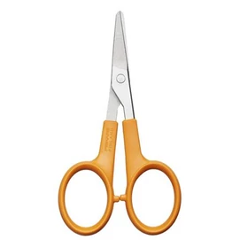 Olló, körömvágó, 10 cm, egyenes, FISKARS &quot;Classic&quot;, narancssárga