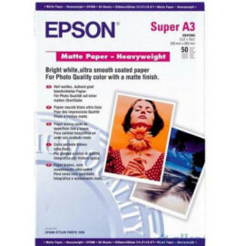 Epson matt nehéz súlyú fotópapír (A3, 50 lap, 167g)
