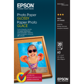 Epson fényes fotópapír (A3, 20 lap, 200g)