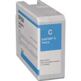 Epson SJIC36P(C) C6500/C6000 Tintapatron Cyan 80ml