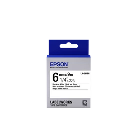 Epson LK-2WBN címkeszalag fekete/White 6mm (9m)