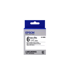 Epson LK-2WBN címkeszalag Black/White 6mm (9m)