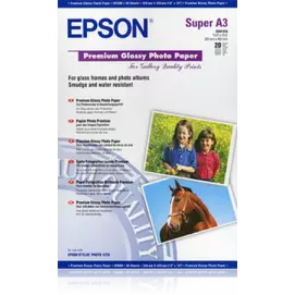 Epson prémium fényes fotópapír (A3+, 20 lap, 250g)