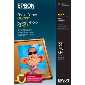 Epson fényes fotópapír (A3+, 20 lap, 200g)