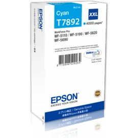 Epson T7892 Tintapatron cián 4.000 oldal kapacitás