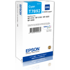 Epson T7892 Tintapatron Cyan 4.000 oldal kapacitás