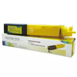 Utángyártott OKI C3300 Toner sárga 2.500 oldal kapacitás CartridgeWeb