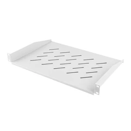 Lanberg AK-1008-S 19" 1U MÉLY:315mm MAX:20kg terhelhetőségű 2 ponton rögzíthető fix szürke rack polc