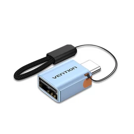 Vention USB-C 3.1/M -&gt; USB-A,  (alu, szürke), adapter