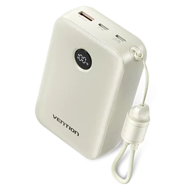 Vention FKBN0-C 20000mah, (bézs,22,5W), powerbank
