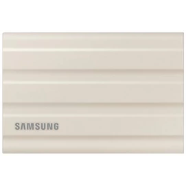 SAMSUNG SSD Külső, 1TB, T7 Shield, Bézs, USB 3.2