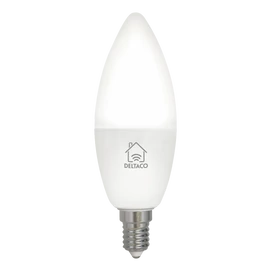 Deltaco SMART HOME SH-LE14CCTC izzó, LED, E14, gyertya, szabályozható