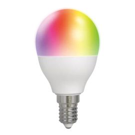 Deltaco SMART HOME SH-LE14G45RGB izzó, LED, E14 WiFi, 5W, színes+fehér, szabályozható