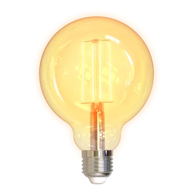 Deltaco SMART HOME SH-LFE27G95 izzó LED, E27, volfrám, WIFI, 5.5W, fehér, szabályozható