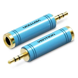 Vention 6.5mm/F -&gt; 3.5mm jack/M, (audio,kék), adapter
