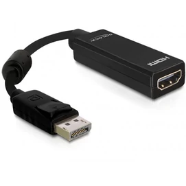 DELOCK Átalakító DisplayPort 1.1 male &gt; HDMI female passzív fekete