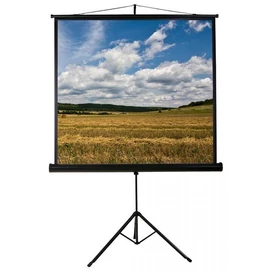 FUNSCREEN 72&quot; (1:1) manuális hordozható vetítővászon (Tripod, Méret: 160x160 cm)