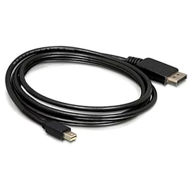 DELOCK kábel Mini DisplayPort 1.2 male &gt; DisplayPort male 4K 60Hz 2m