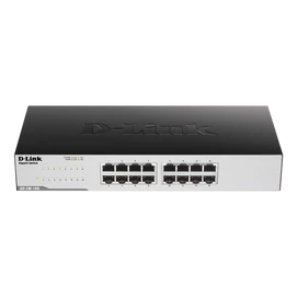 D-LINK Switch 16x1000Mbps Fémházas Asztali, Rackes, GO-SW-16G/E