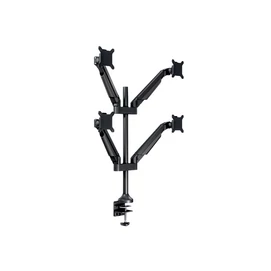 MULTIBRACKETS 4 karos asztali konzol, M VESA Gas Lift Arm Quad Black (15-32&quot;, max.VESA: 100x100 mm, 10 kg)
