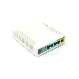 MIKROTIK Wireless Router hAP 5x100Mbps, Wi-Fi 4, Asztali, RB951UI-2ND