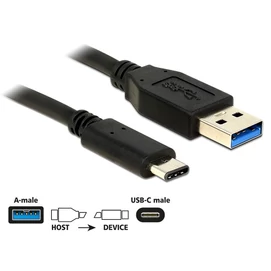 DELOCK kábel USB 3.2 Gen 2 Type-A &gt; USB Type-C 0.5m