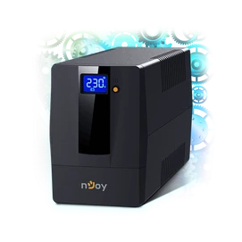 NJOY Szünetmentes + AVR Horus Plus 600, 600VA, 360W, Line-Interactive, LCD Touch display