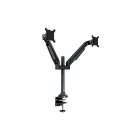 MULTIBRACKETS 2 karos asztali konzol, M VESA Gas Lift Arm Dual Black HD (15-32&quot;, max.VESA: 100x100 mm, 21 kg)