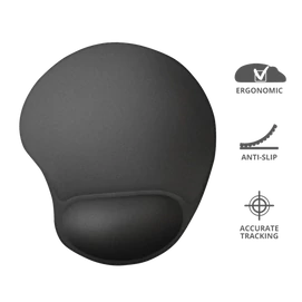 TRUST Egéralátét 16977 (BigFoot Mouse Pad - black)