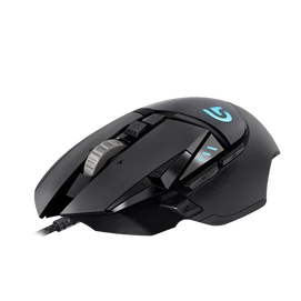 LOGITECH Egér - G502 Lightsync RGB Vezetékes Gaming, Fekete