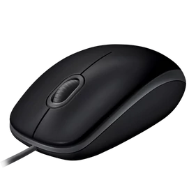 LOGITECH Egér - B110 Vezetékes Optikai Silent, Fekete