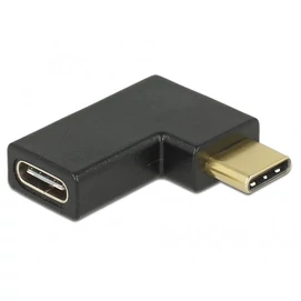 DELOCK Átalakító USB 3.1 Gen 2 Type-C male &gt; female 90 fokos bal / jobb