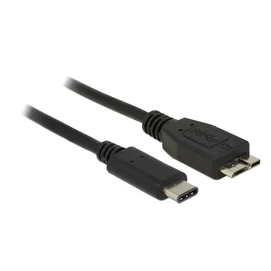 DELOCK kábel USB 3.1 Gen 2 Type-C male &gt; USB Type Micro-B male 0.5m fekete