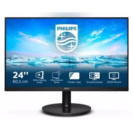 PHILIPS VA monitor 23.8" 241V8L, 1920x1080, 16:9, 250cd/m2, 4ms, VGA/HDMI