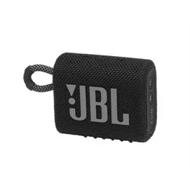 JBL Go 3 (hordozható, vízálló hangszóró), Fekete