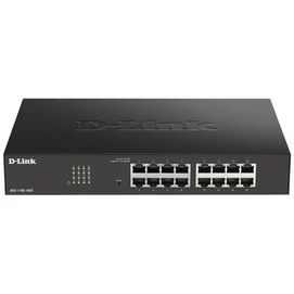 D-LINK Switch 16x1000Mbps Fémházas Asztali Menedzselhető, DGS-1100-16V2/E