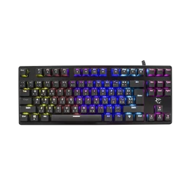 WHITE SHARK SPARTAN mechanikus (blue swtich) fém gamer billentyűzet (angol)
