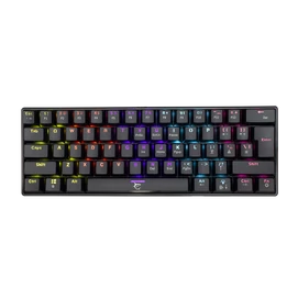 White Shark SHINOBI mechanikus (red switch) gamer billentyűzet, fekete (magyar)