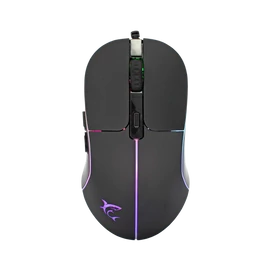 WHITE SHARK GM-5010 WARLOCK gamer egér, 7D, fekete, 6400 dpi, RGB